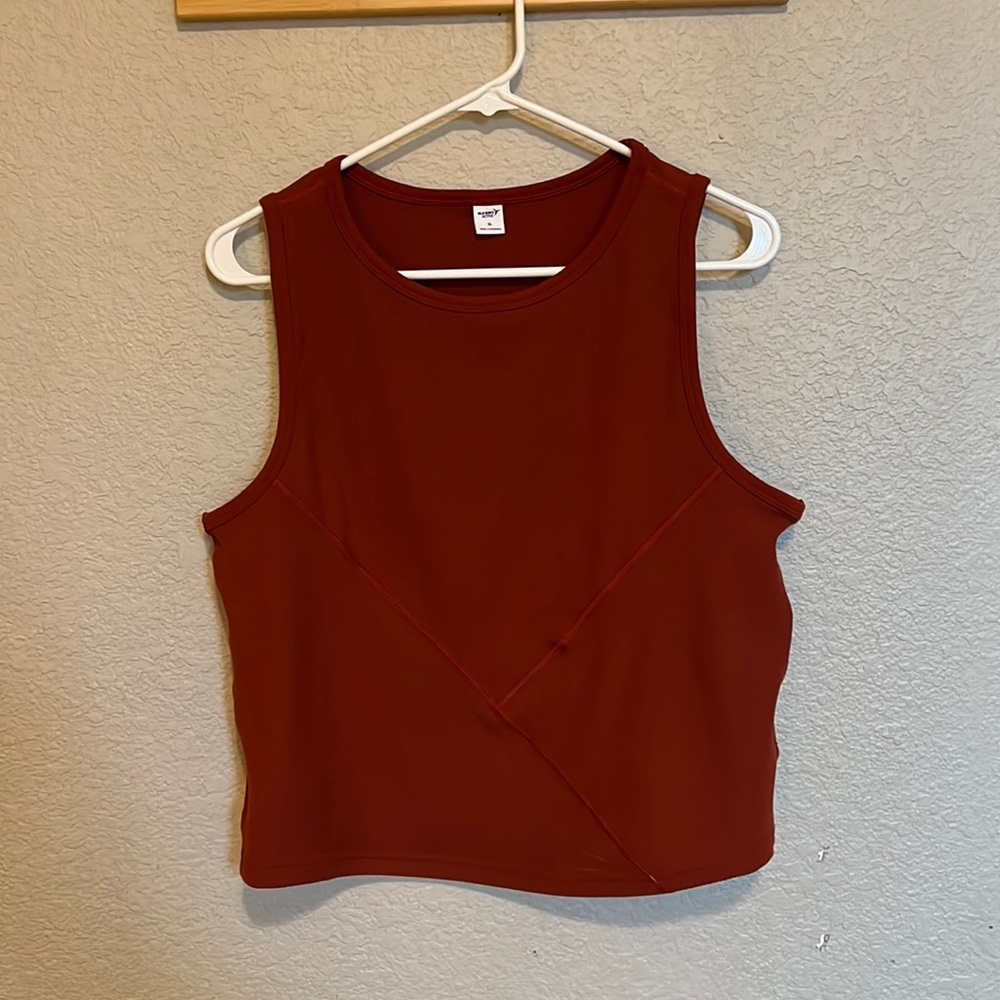 Workout tank - Terracotta